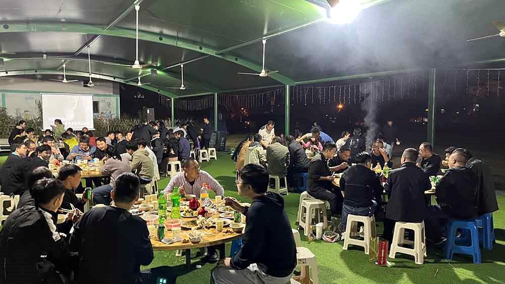 金秋十一bwin·必赢团建拓展圆满结束